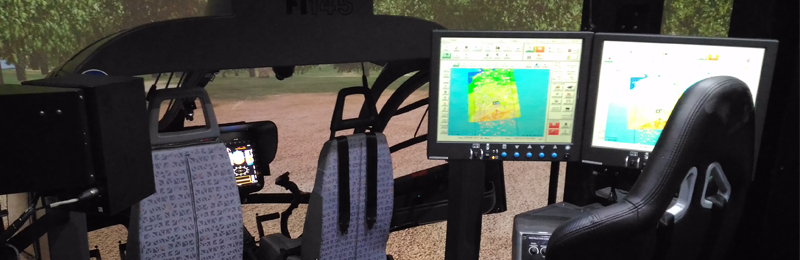 Indra desarrolla el primer simulador del mercado para el helicóptero H145, que ya "vuela" en el centro de entrenamiento para pilotos de Airbus en Alemania