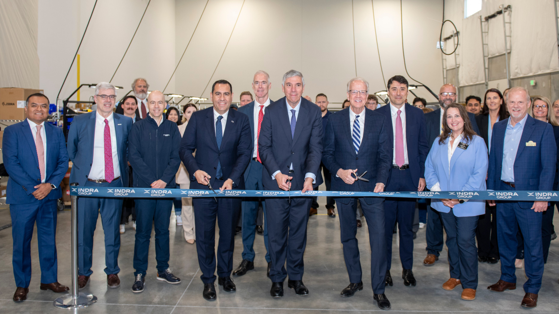 Indra Group USA celebrates grand opening of new manufacturing center of excellence in Kansas